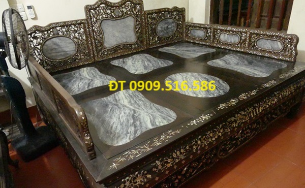 thu mua giường gỗ cũ xưua cẩn xà cừ