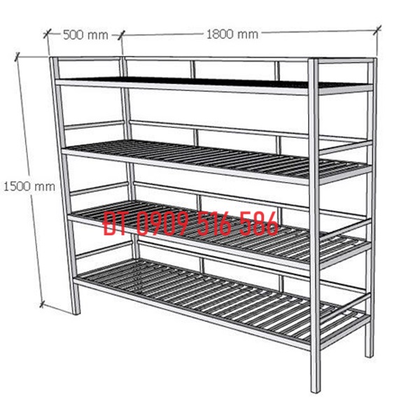 thu mua kệ inox cũ