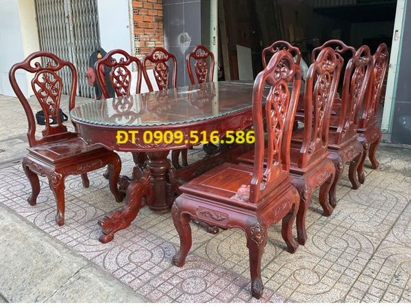 THU MUA BÀN ĂN GỖ CŨ